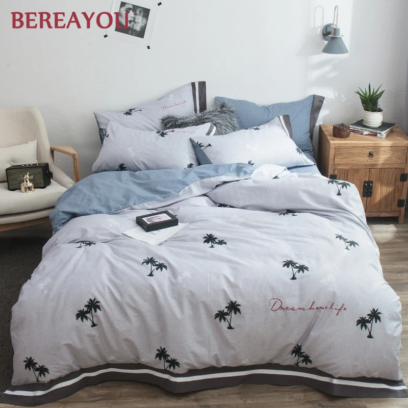 Luxury Bedding Sets 40S Cotton White Hotel Bed Set Pillowcase Flat Sheet For Kids Double Queen King Size Duvet Cover posciel | Дом и сад