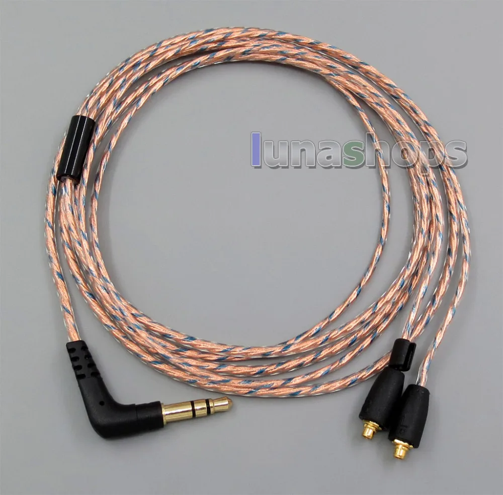 

LN005527 L Shape 3.5mm Soft OFC Shielding Earphone Cable For Shure se215 se315 se425 se535 Se846