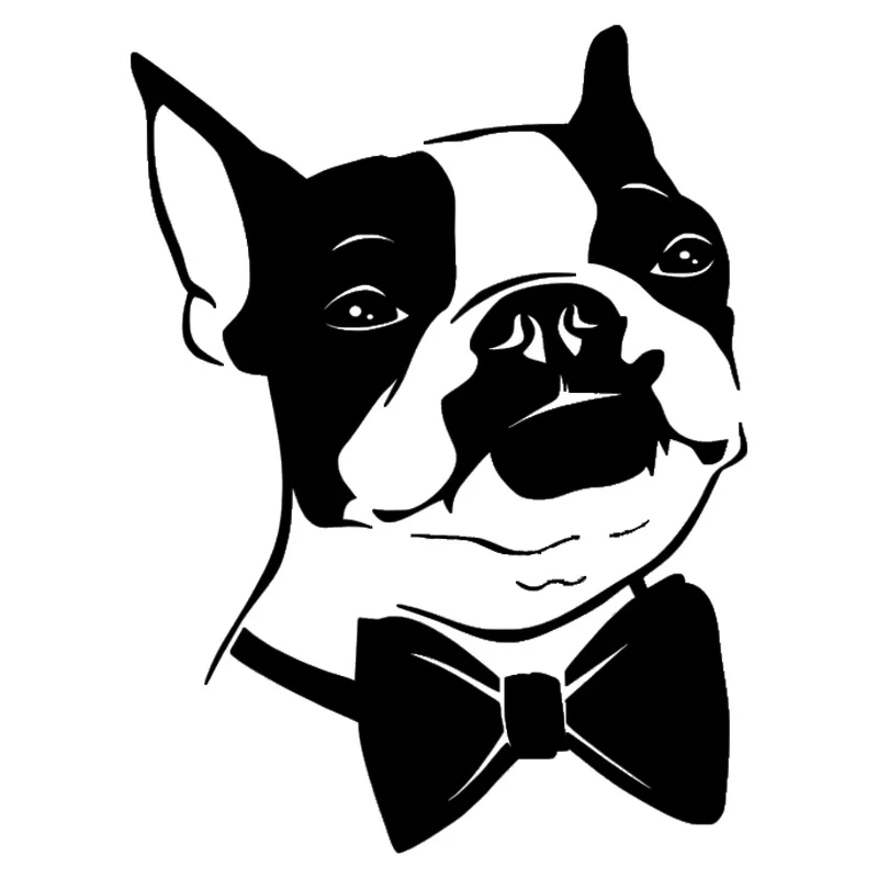 Забавный галстук-бабочка Boston Terrier 15*20 3 см забавные автомобильные наклейки
