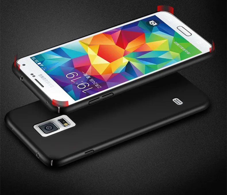 Чехол для Samsung Galaxy S5 роскошный Ультратонкий жесткий матовый чехол-накладка I9600 |