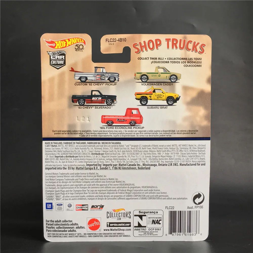 Hot Wheels автомобильный магазин культуры грузовики CHEVY VOLKSWAGEN PICKUP коллектор издание настоящие всадники металлическая литая модель автомобиля детские игрушки подарок