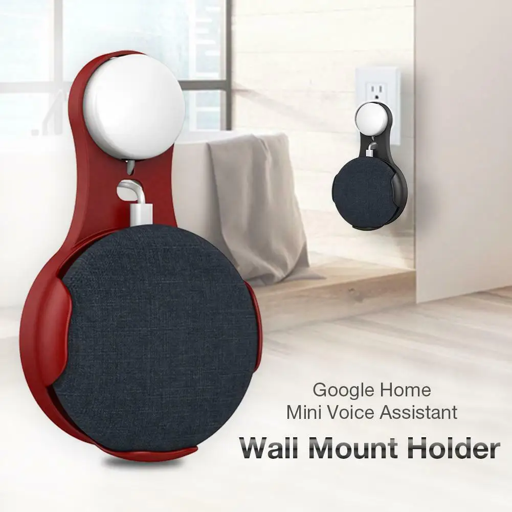 Высокое качество на выходе настенное крепление, вешалка стойка для Google Home Мини голосовой помощник кухня ванная Спальня подставка для колонки