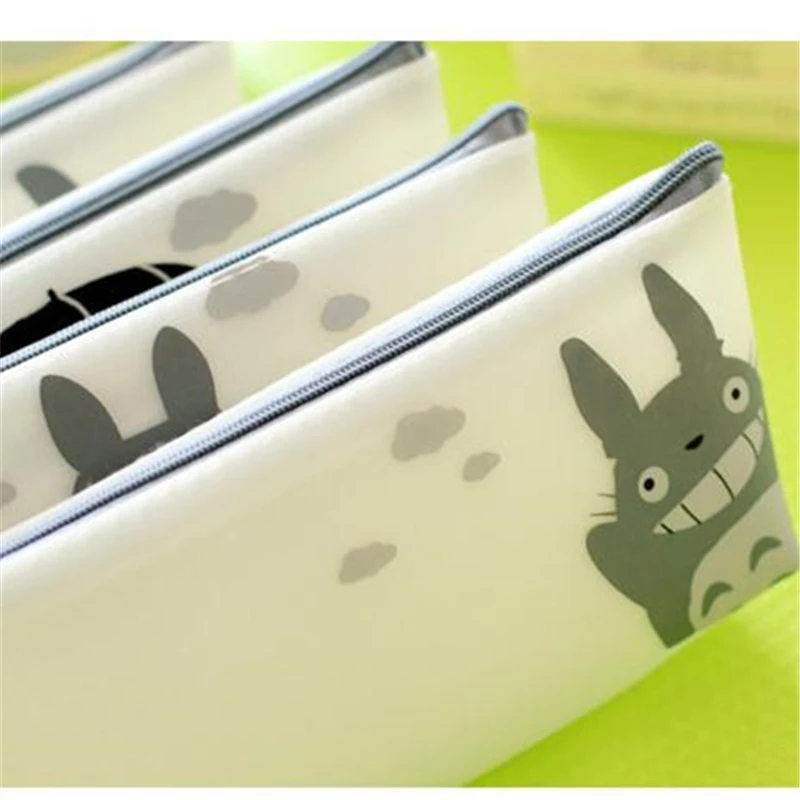 4 шт./лот Карандаш сумка Тоторо коробка случай стиль Улыбка/Смех/зонтик Дети