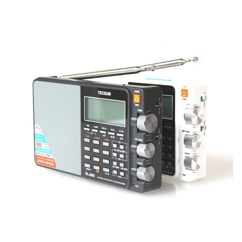 Tecsun/Desheng PL-880 высокая производительность полный диапазон портативный цифровой тюнинг стерео радио с LW/SW/MW SSB PLL режим FM(64-108 МГц