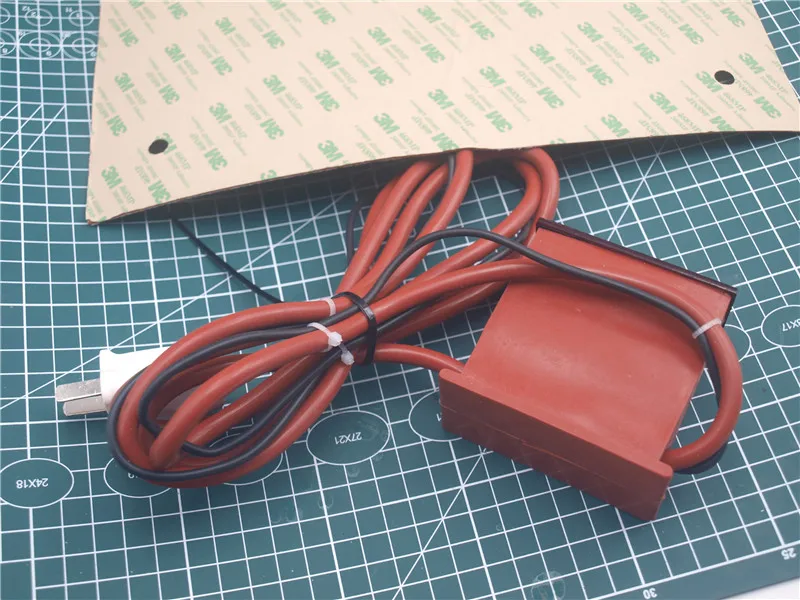 1 шт. силиконовый нагреватель 310 мм x 120/220V 800W кровать с подогревом Creality CR 10 3D