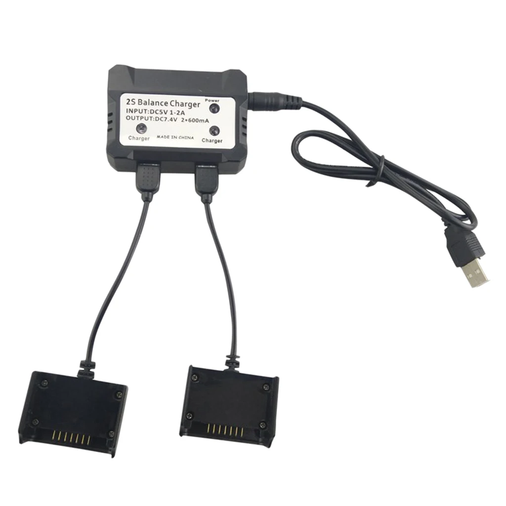 2в1 Lipo батарея 2S 7 4 V USB зарядное устройство зарядный адаптер для MJX Bugs 3 Pro B3pro Holy Stone