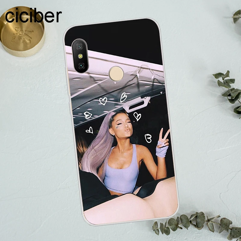 Ciciber для Xiaomi Red 6 5 4 3 A X S Plus Pro S2 мягкие чехлы телефонов Redmi Note Ariana Grande AG Coque Fundas |