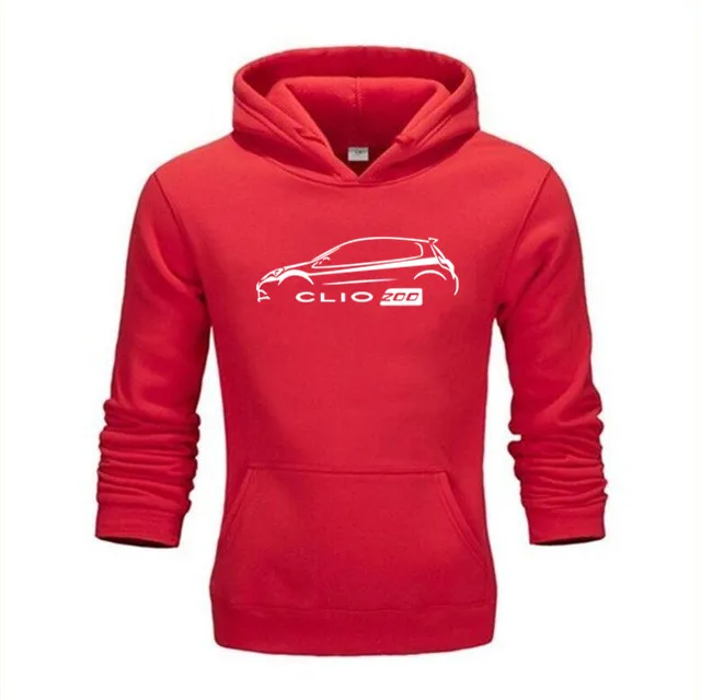 2018 Новый высокое качество XS 4XL брендовая одежда для мужчин толстовки RENAULT 197 CLIO SPORT
