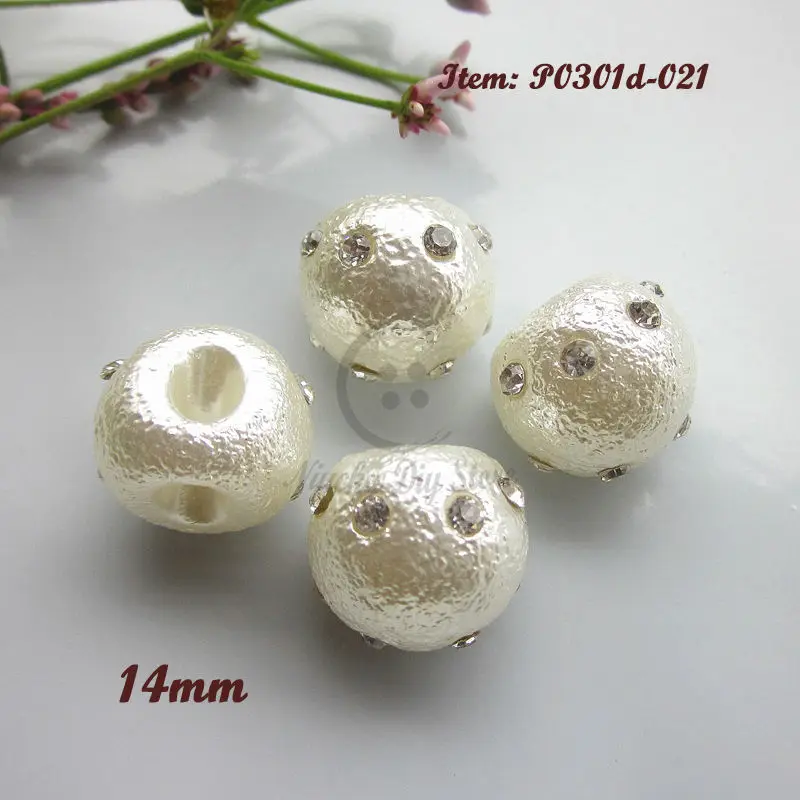 10 шт. декоративные жемчужины со стразами 14 мм|Пуговицы| |