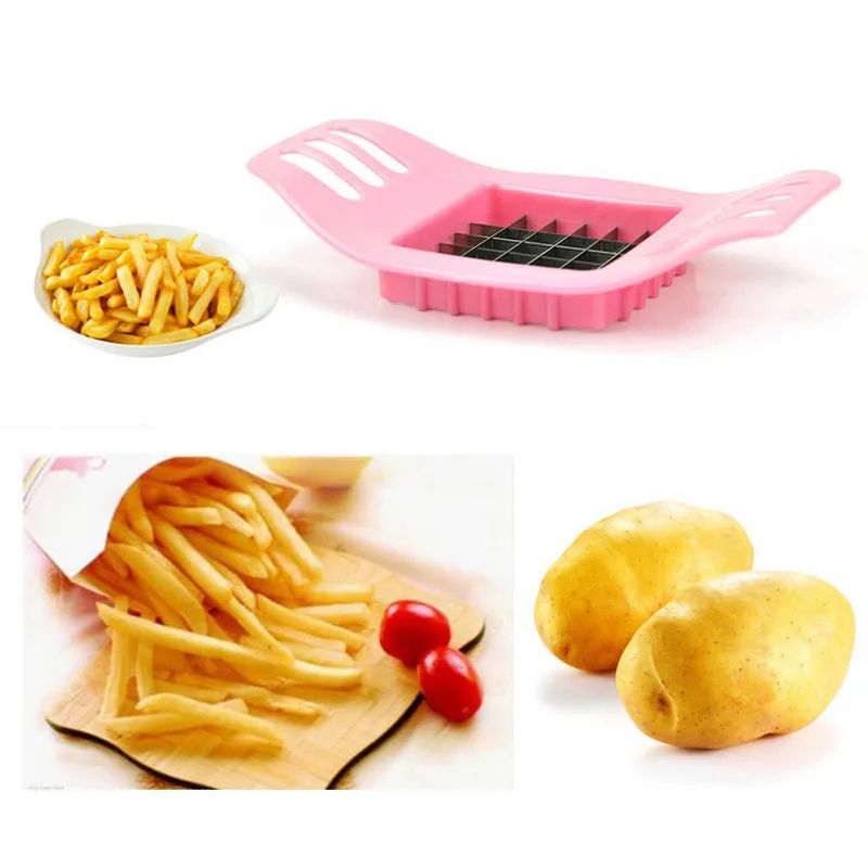 1Pcs Vegetable Fruit Slicer Chopper Chip Vegetable Potato Slicer Cutter Chopper Chips Fries Tool Kitchen Accessories