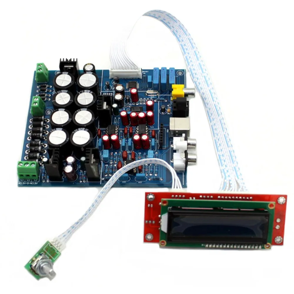 Цап PCM1794 + AK4118 AD827 LCD USB DAC soft control Decoder Board YJ00120 | Электроника