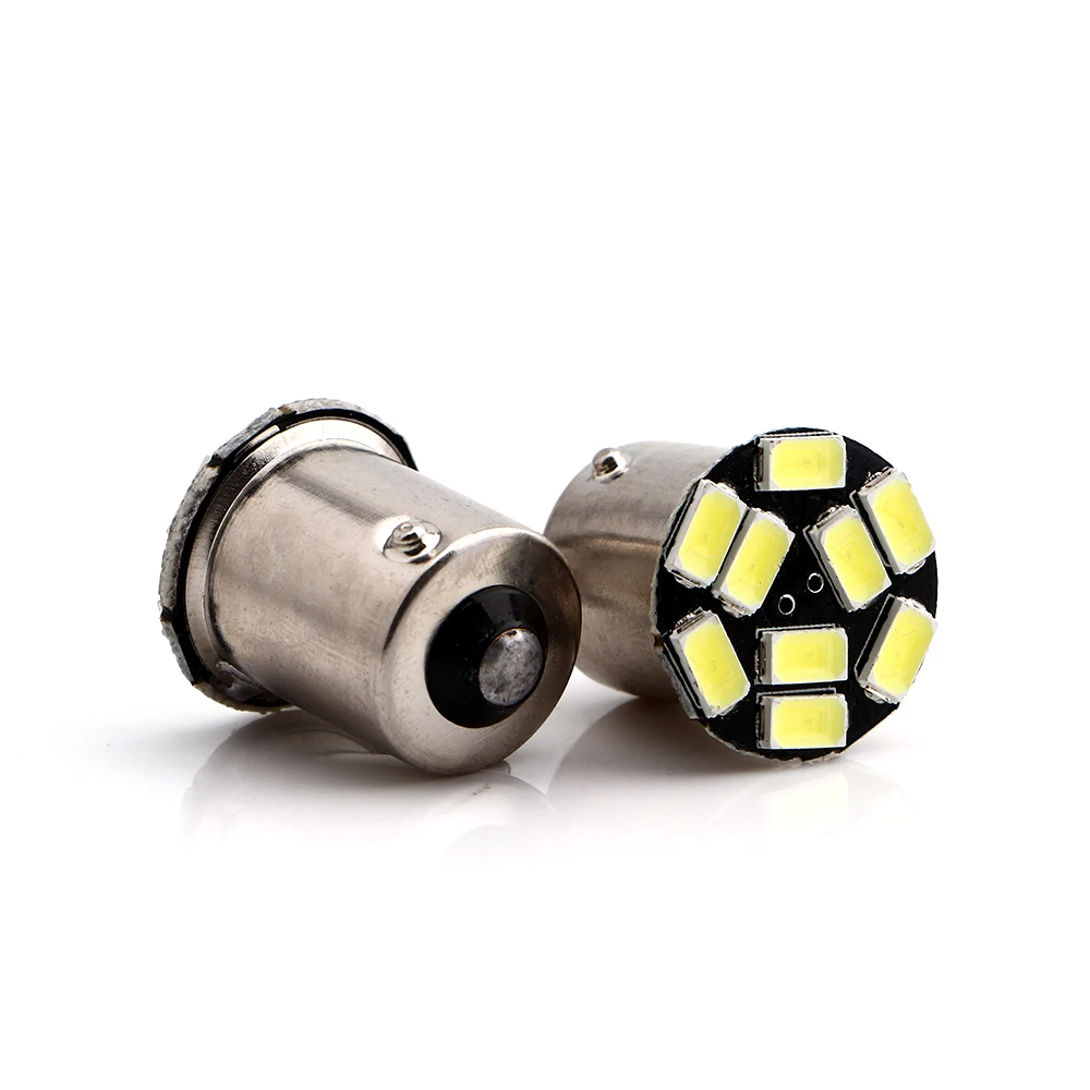 50 шт. 5730 9 SMD S25 1156 BA15S светодиодный сигнальный светильник поворота белый красный
