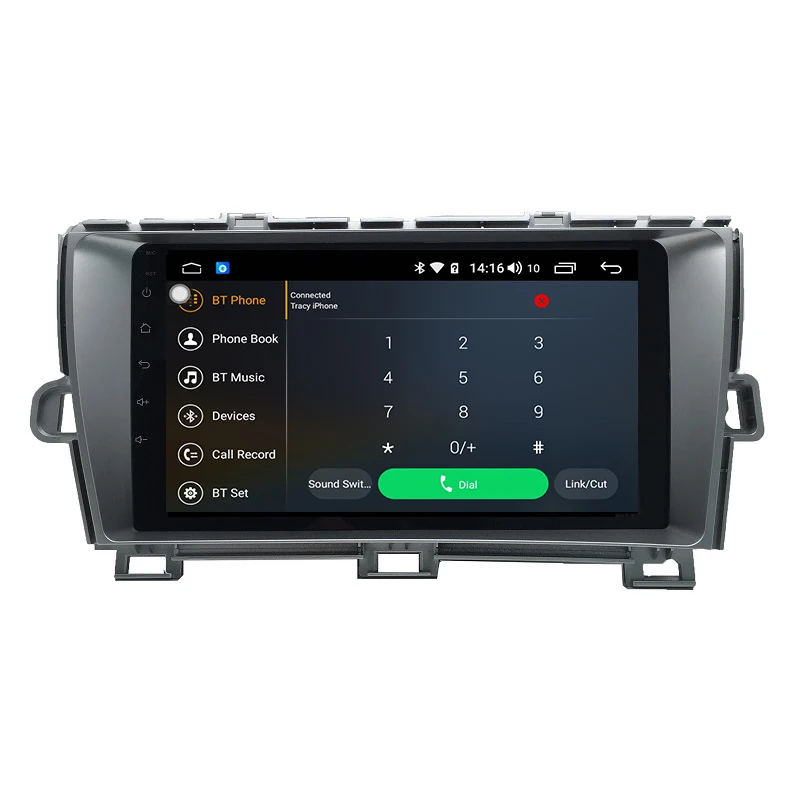 Prius RHD 2din автомобильный dvd gps Android 9,0 Восьмиядерный 4+ 64g Автомобильный Радио gps навигатор для TOYOTA Prius RHD