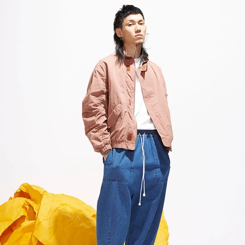 Для мужчин пальто AIRGOTT Марка хлопок сплошной новые осенние два Цвета модные