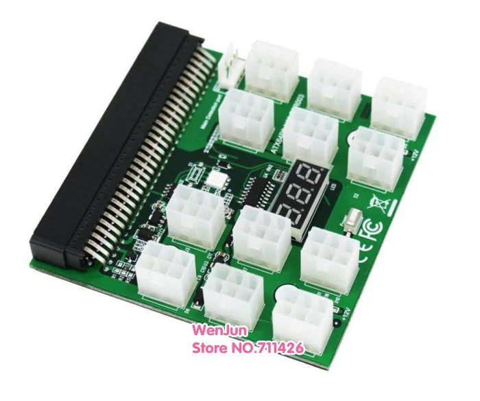 Волшебный кабель PCI E с 6 контактным штекером на 8 контактный (6 + 2) 60 см портом 12*6