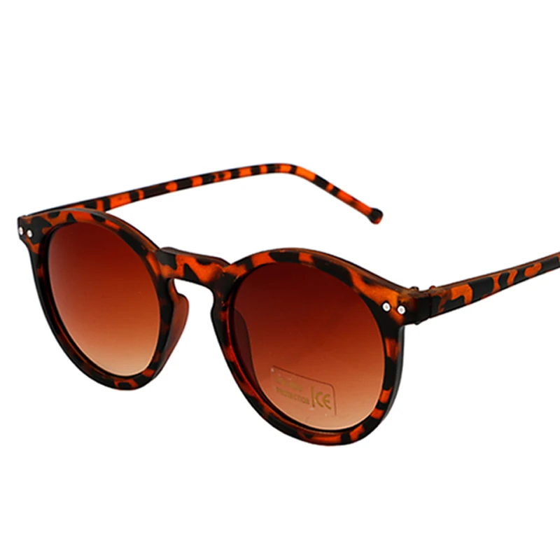 Винтажные Модные солнцезащитные очки женские разноцветные ртутные Круглые