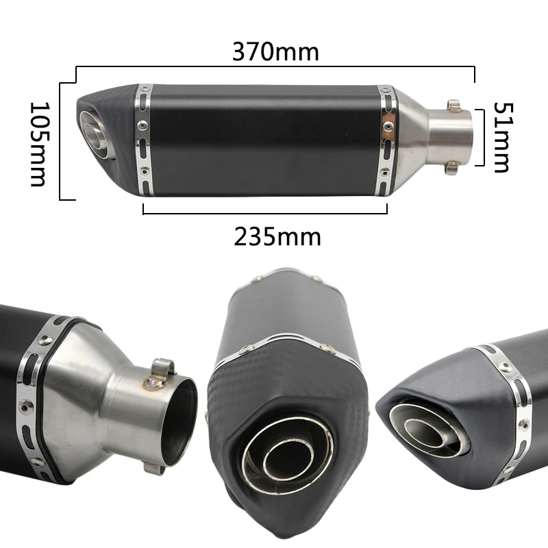 ZSDTRP L105 * 235 XAR5 гоночный мотор модифицированный глушитель выхлопных газов с