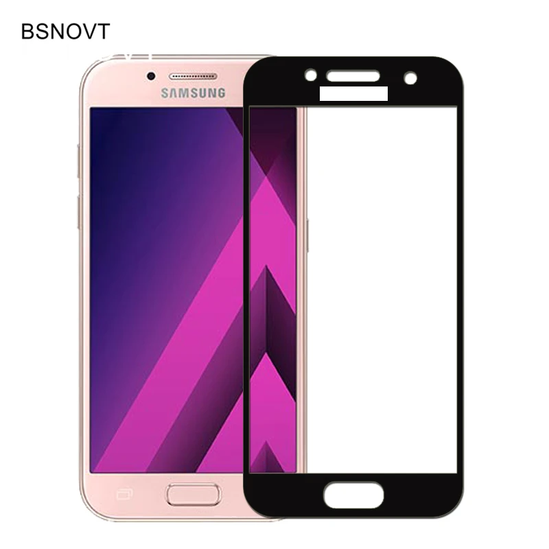 2 шт стекло для Samsung Galaxy a3 2017 защита экрана закаленное A3 A320|Защитные стёкла и