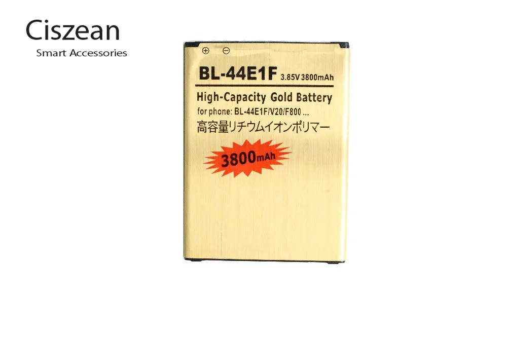 2x3800 mAh BL 44E1F V20 Золотой Сменный аккумулятор для LG Stylo 3 H990 F800 VS995 US996 LS995 LS997 H990DS H910