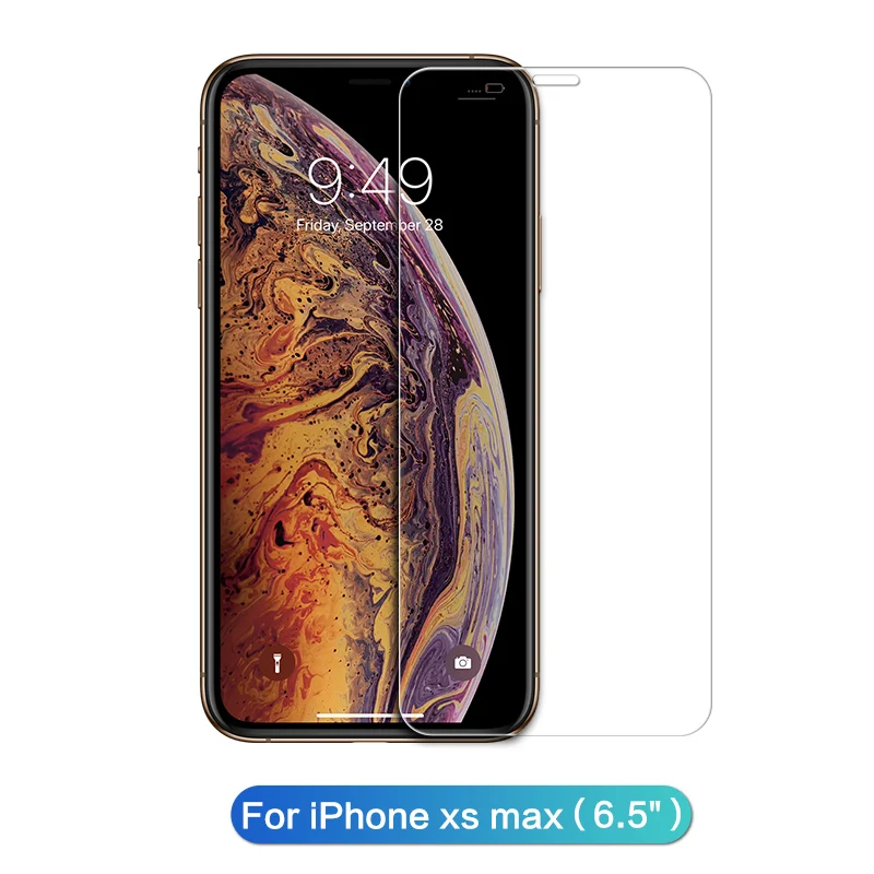 For iphone Xs max Защита экрана SmartDevil для iphone X Xs Max Xr 2.5D изогнутое закаленное стекло для iphone 6 6s Plus 7 Plus 8Plus защита экрана - Цвет: For iphone Xs max