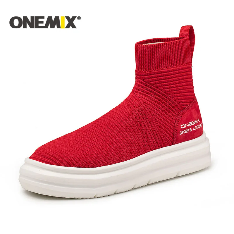 Onemix/новинка Носки Ботильоны для женщин визуально увеличивающие рост Прогулочная