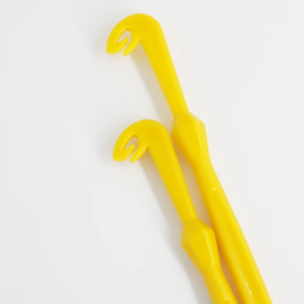 2pcs Hook Loop Tyer And Disgorger Tie Fast Nail Knot Tying Tool For Fly Fishing Line Fish Hooks Remover & Tier Kit Plastic