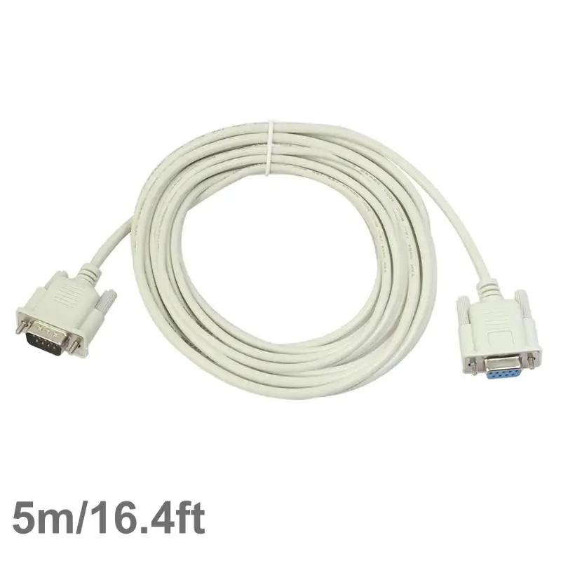 Последовательный RS232 DB9 Pin VGA мужчин и женщин аудио удлинитель конвертер кабель провод линия для монитора компьютера 1,5 м/3 м/5 м