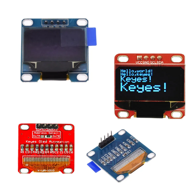 3 5-дюймовый серийный синий OLED-дисплей IIC 128X64 I2C SSD1306 0 96 плата с ЖК-экраном GND VCC SCL SDA