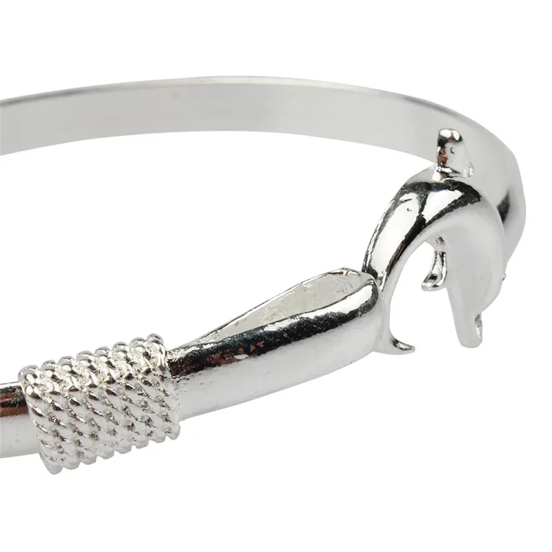 Elegant Fashion Dolphin Bracelet Bangle Silver Plated For Women/Girl Jewelry New | Украшения и аксессуары