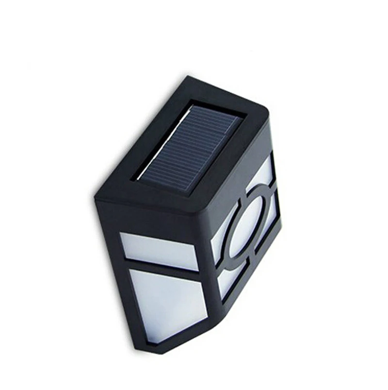 Outdoor Sun Solar Lamps Powered Retro Style Led Light Garden Fence Yard Path Wall Lamp Black | Лампы и освещение