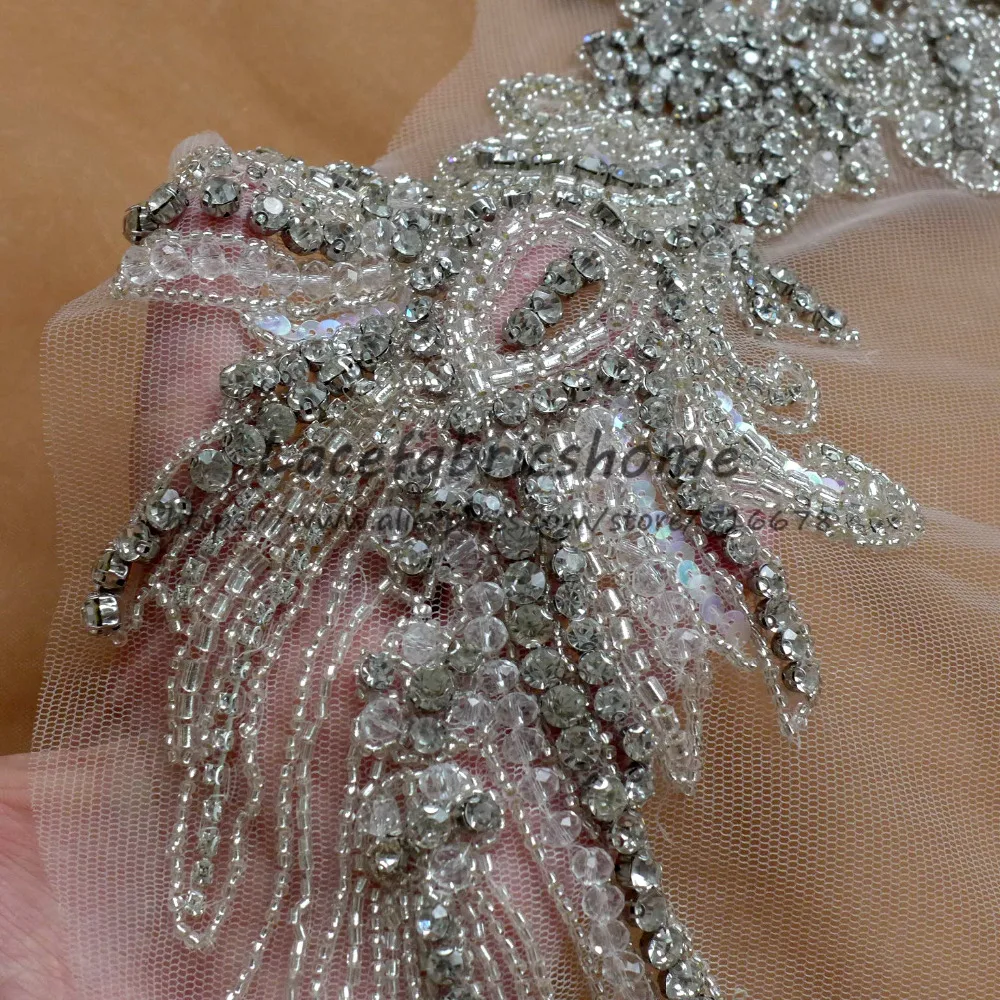 Аппликация из бисера и страз 7 1 х32 см| |