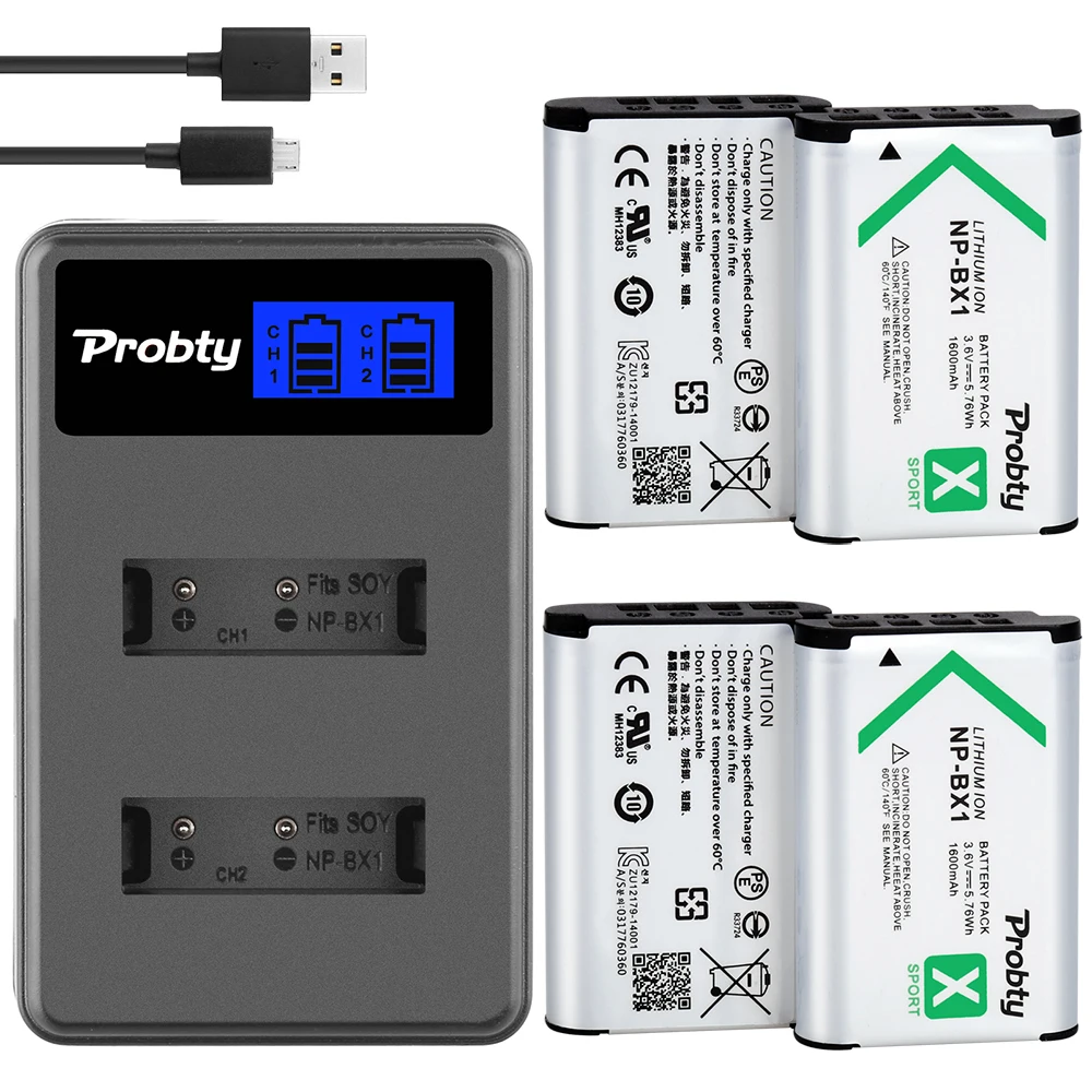 4 шт. NP-BX1 np bx1 батареи+ двойной Зарядное устройство для sony DSC-RX100 HX50V HX300 HX400 RX1 RX1R WX300 AS10 AS15 AS30V HDR-MV1 камера
