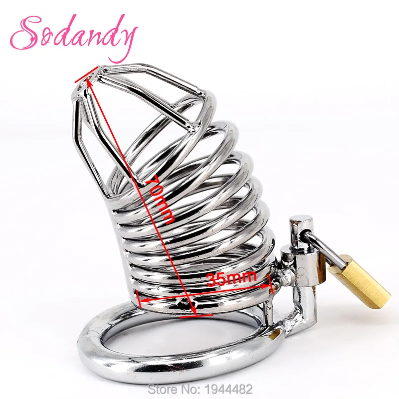 Мужские устройства целомудрия SODANDY металлическая клетка на член мужское