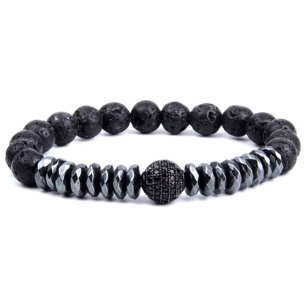 Модный натуральный камень тигровый глаз бусы браслеты для мужчин браслет на