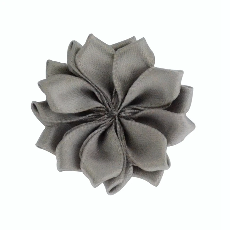 Nishine 1," 20 шт./лот 16 Petaled атлас с розочками ленты цветы используются для детей головная повязка для взрослых заколки для волос Diy аксессуары для волос