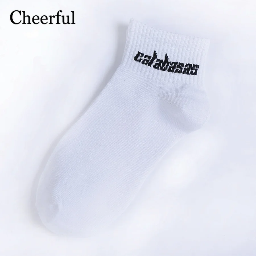 2019 личность письмо спортивные носки хип хоп скейтборд счастливые Уличная мода 100%