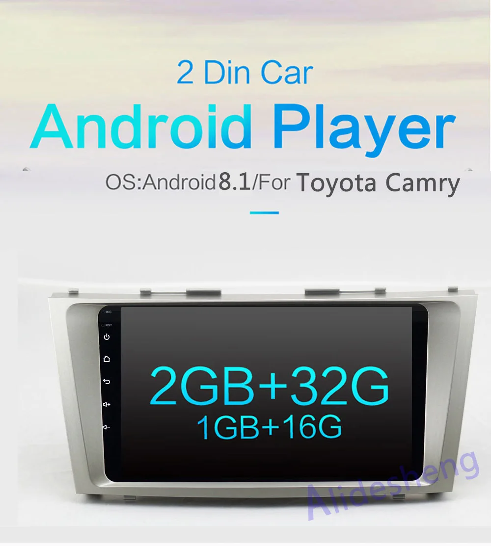 2din 2.5D Android 8,1 Автомагнитола для TOYOTA Camry 2007 2008 2009 2010 2011 gps навигация Мультимедиа плеер стерео головное устройство