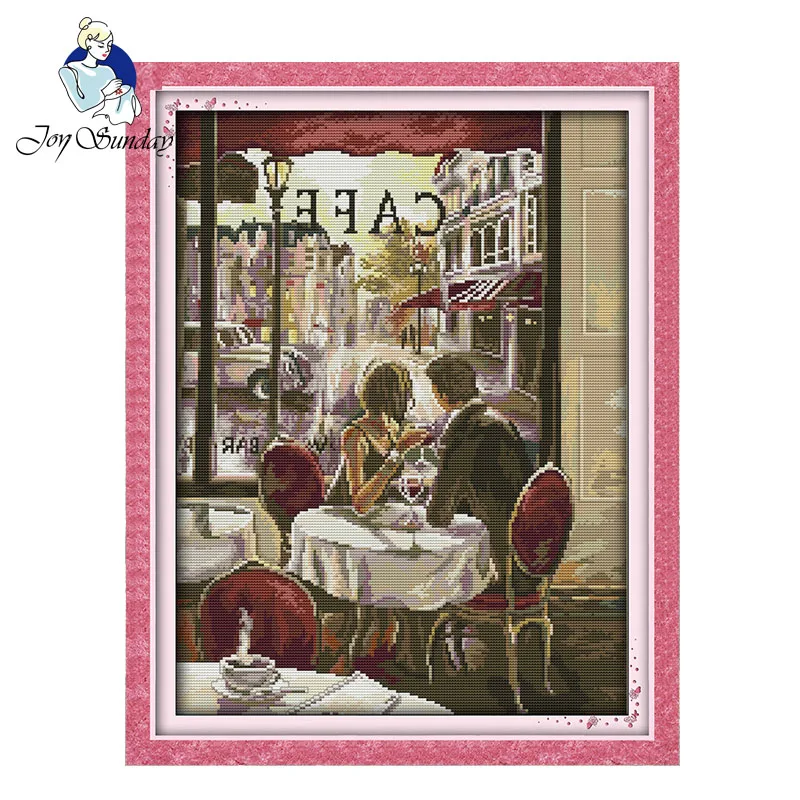 Набор для вышивки крестиком JOY SUNDAY набор рукоделия DMC крестиком|joy sunday|cross stitchset for