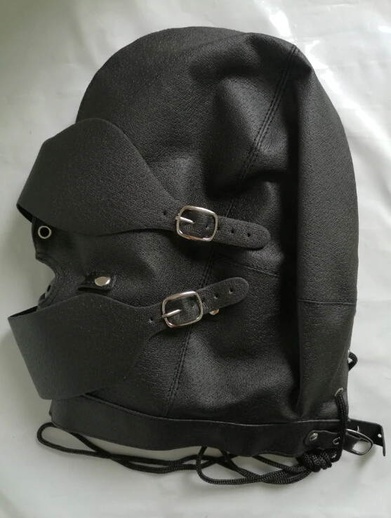 Маска для интима забавные черные мягкие искусственные фиксаторы головной убор