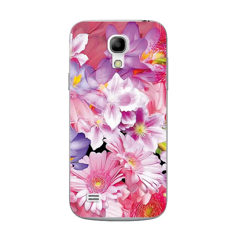 W55 Мягкая Силиконовая обложка чехол для samsung Galaxy S4 Mini/S4Mini GT-I9190 i9195 i9192 картина TPU с рисунком Сердце чехол в виде ракушки 4,3 дюймов - Цвет: W55