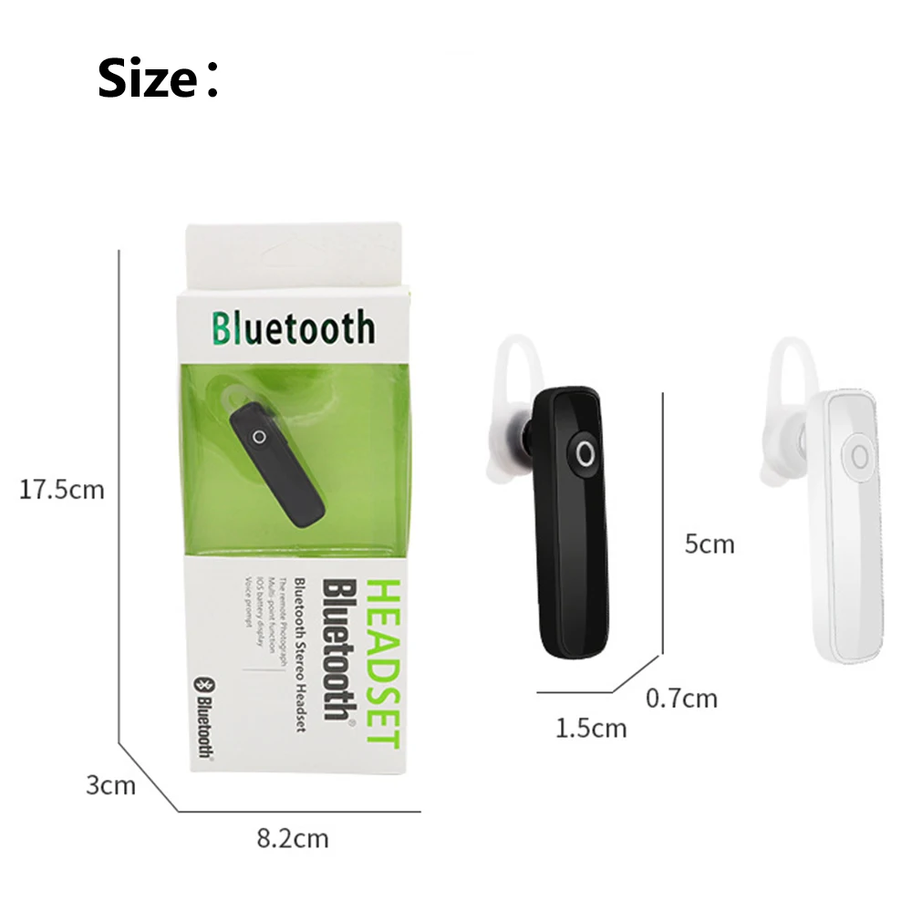 M165 Мини Bluetooth 4 1 Гарнитура ультралегкие Беспроводные наушники с микрофоном