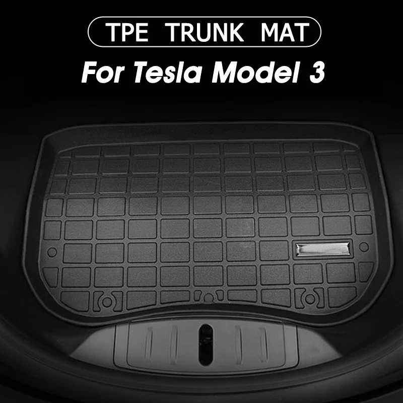 Auzan Custom Fit For Tesla Model 3 1Pc ТПЭ черного цвета материал водонепроницаемый передний