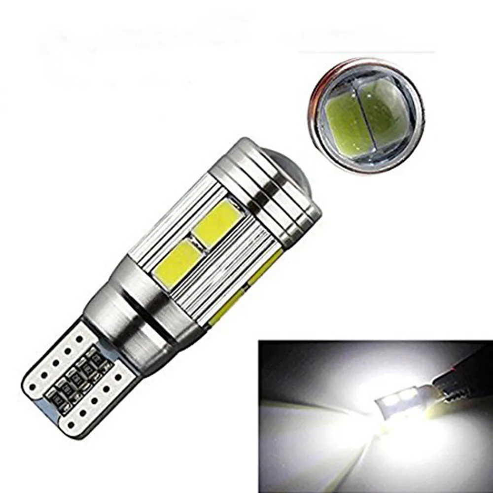 YSY 2 шт. Тюнинг автомобилей T10 5630 10smd Led Canbus светодиодные лампы светильник W5W лампа