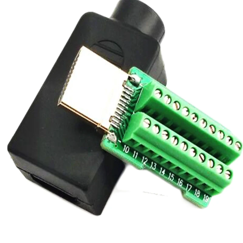 10 шт. инженерный Кабель-адаптер HDMI 2 0 Версия 1 4 без сварки высокое разрешение для