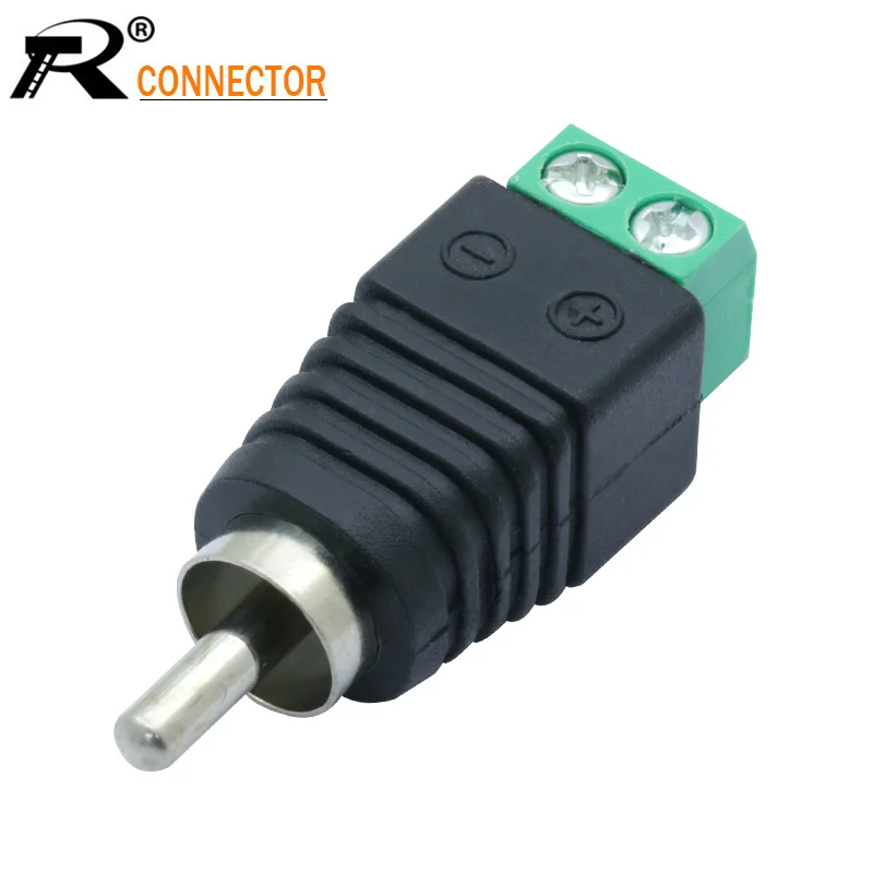 3шт./лот CCTV Phono RCA штекер к AV терминалу разъем видео Balun международный стандарт|plug