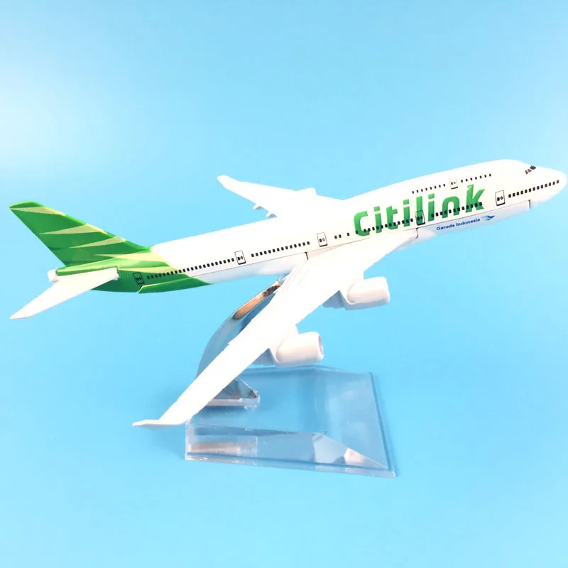 CITILINK AIRLINES 16CM BOEING747 модель самолета из металлического сплава игрушки для детей