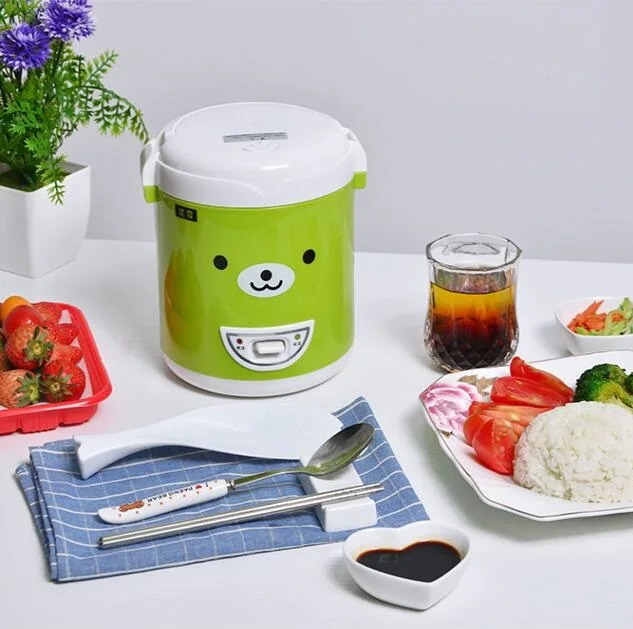 Портативная электрическая мини рисоварка 220 В подогреватель пищи для дома