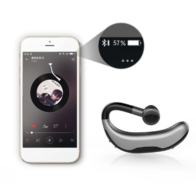 F600 беспроводные Bluetooth наушники универсальные бизнес длинные висячие спортивные