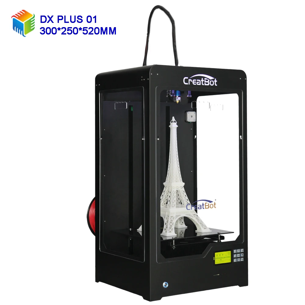 DX Plus 300*250*520 мм 3d принтер с двойной головкой высокого качества creatbot Китай большой