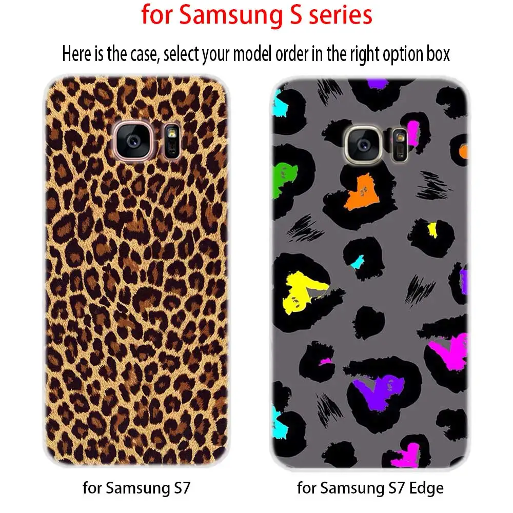 Мягкий силиконовый чехол для телефона из ТПУ с леопардовым принтом для samsung Galaxy S6 S7 Edge S8 S9 S10 S11 Plus E Note 8 9 10 pro